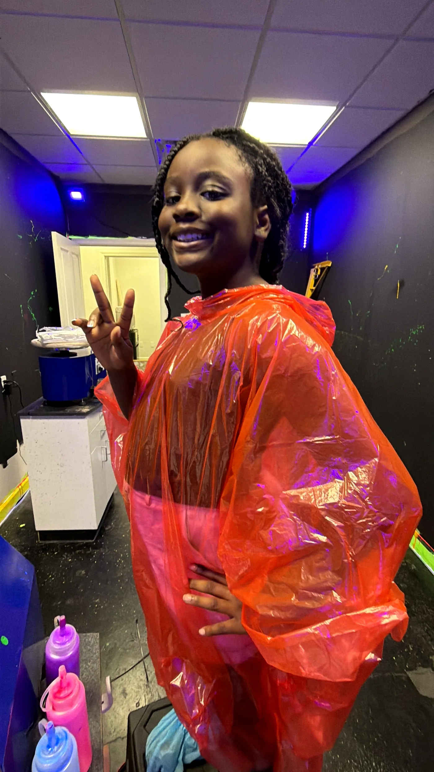 Child at a Cyclone Studios party