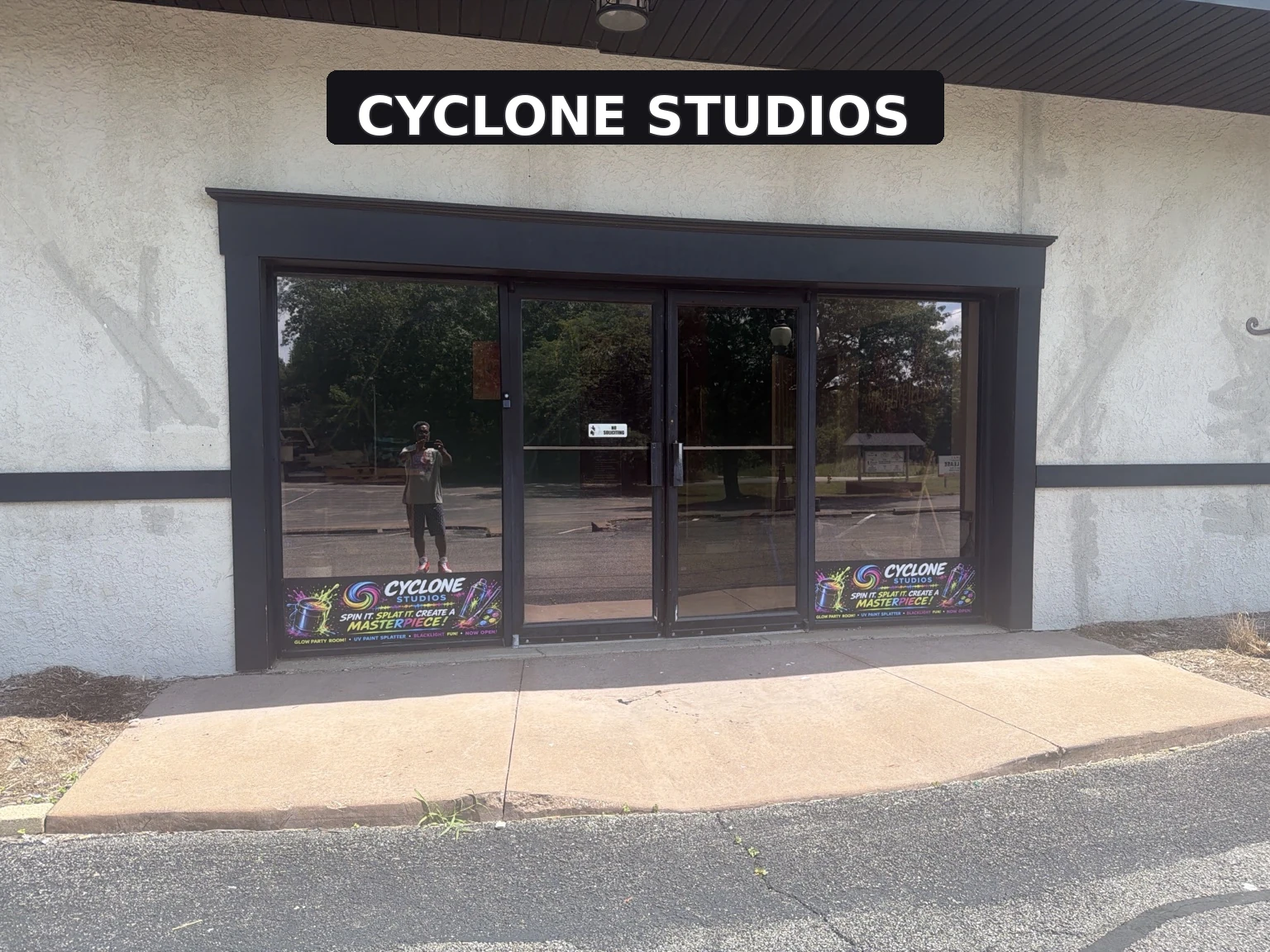 Actual Cyclone Studios storefront in Peoria